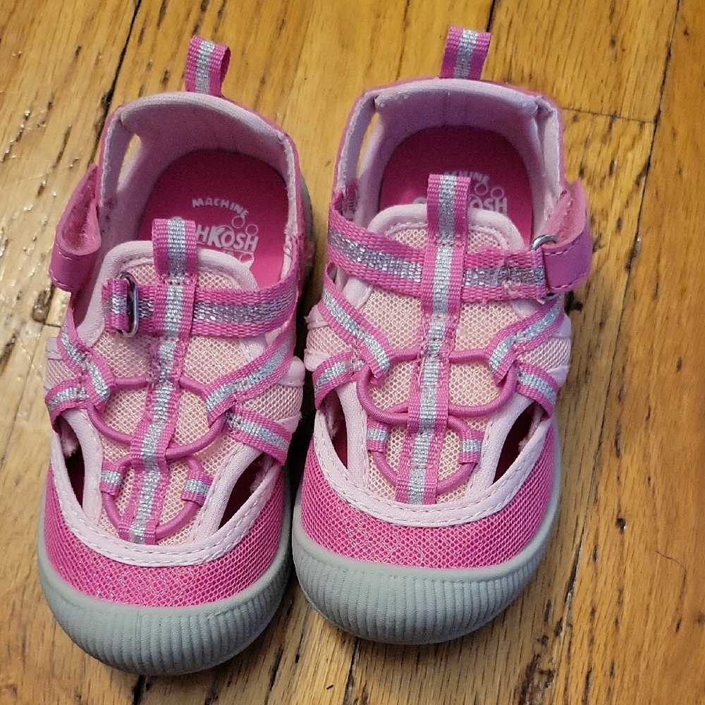 OshKosh B'gosh Pink and Gray Sandals